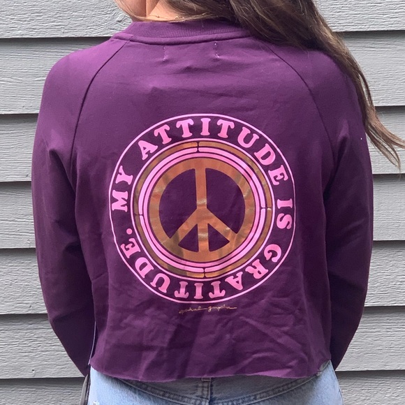 Spiritual Gangster Tops - Spiritual Gangster Cropped Sweatshirt